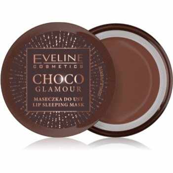 Eveline Cosmetics Choco Glamour masca de noapte cu efect de regenerare de buze