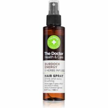 The Doctor Burdock Energy 5 Herbs Infused spray care nu necesita clatire pentru păr