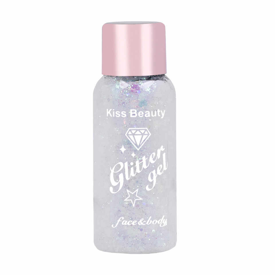 Glitter Gel Face & Body Kiss Beauty 01