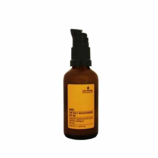 Crema anti-aging hidratanta de zi pentru barbati, Hera Medical Cosmetice BIO, SPF 30, 50 ml