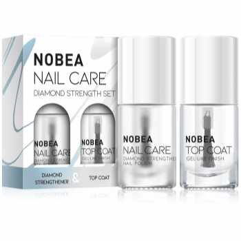 NOBEA Nail Care Diamond Strength Set set de lacuri de unghii Diamond strength set
