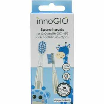 innoGIO GIOGiraffe Spare Heads for Sonic Toothbrush Capete de schimb pentru baterie sonic periuta de dinti pentru copii
