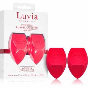Luvia Cosmetics Diamond Drop Memories Blending Sponge Set burete pentru machiaj
