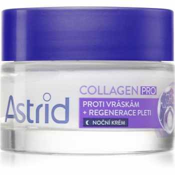 Astrid Collagen PRO crema de noapte împotriva tuturor semnelor de imbatranire efect regenerator