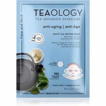Teaology White Tea Peptide Mask Masca facelift intens și de strălucire