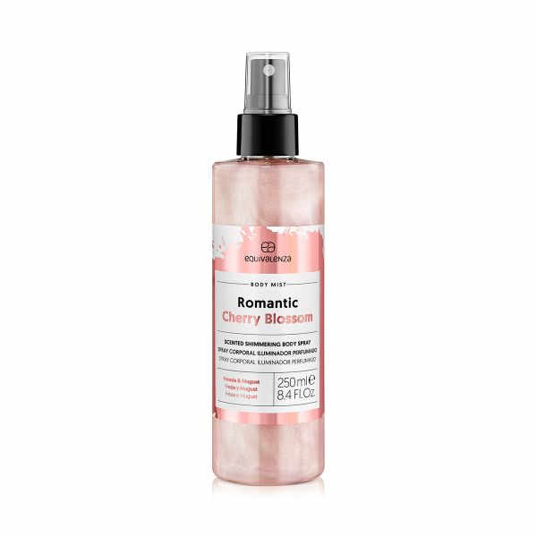 Spray de Corp iluminator Romantic Cherry Blossom, Equivalenza, 250 ml