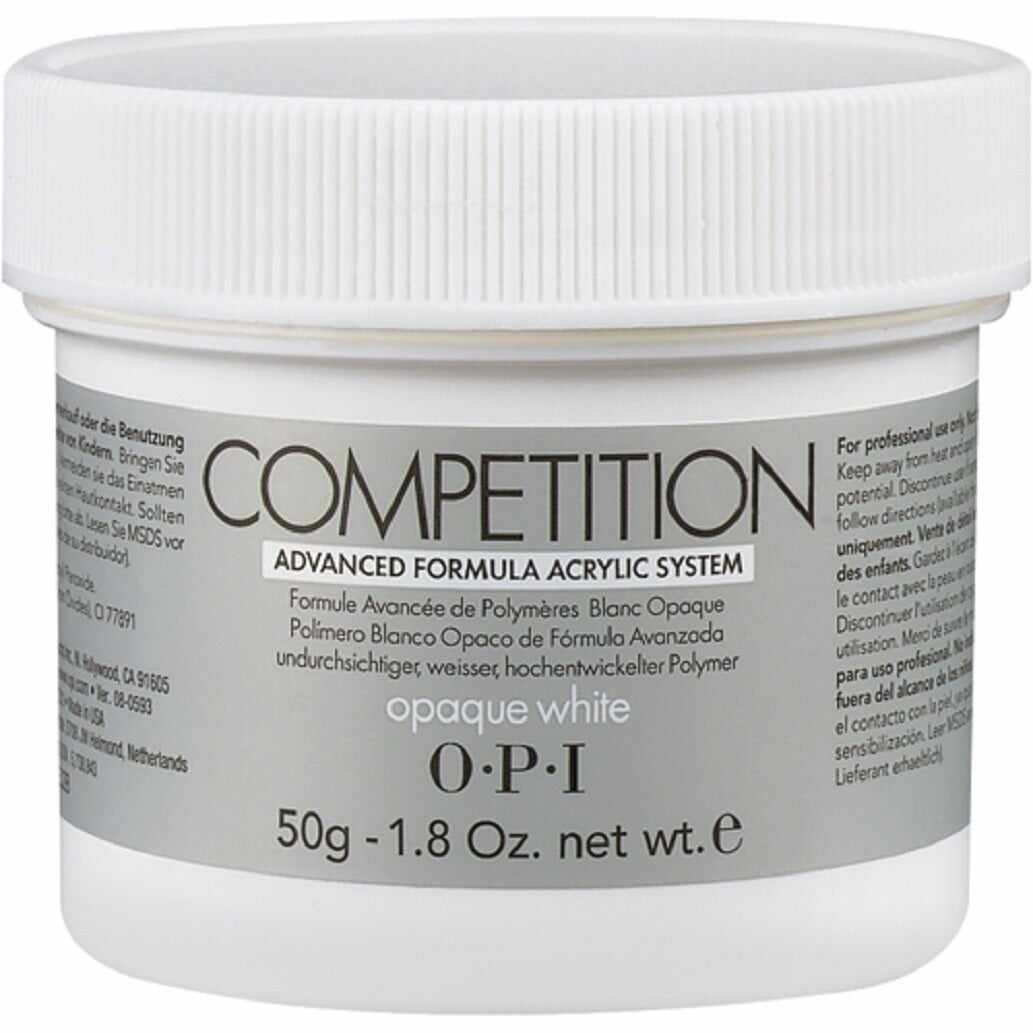 Pudra acrylica OPI Competition Opaque White, 50gr
