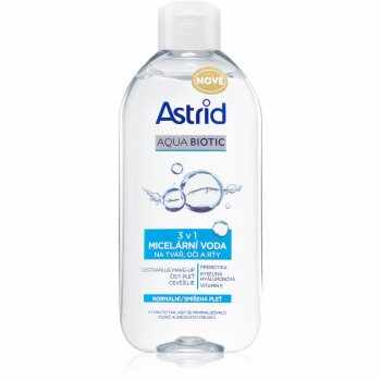 Astrid Aqua Biotic apă micelară 3 în 1 pentru piele normală și mixtă
