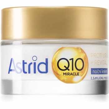 Astrid Q10 Miracle crema de noapte împotriva tuturor semnelor de imbatranire cu coenzima Q10