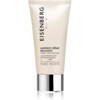 Eisenberg Pure White Masque Crème Relaxant masca de hidratare si luminozitate impotriva petelor