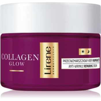 Lirene Collagen Glow 70+ crema regenerativa antirid pentru nutriția tenului și menținerea hidratării naturale a acestuia