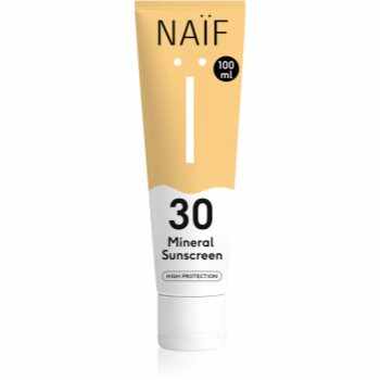 Naif Sun Mineral Sunscreen SPF 30 crema pentru protectie solara SPF 30