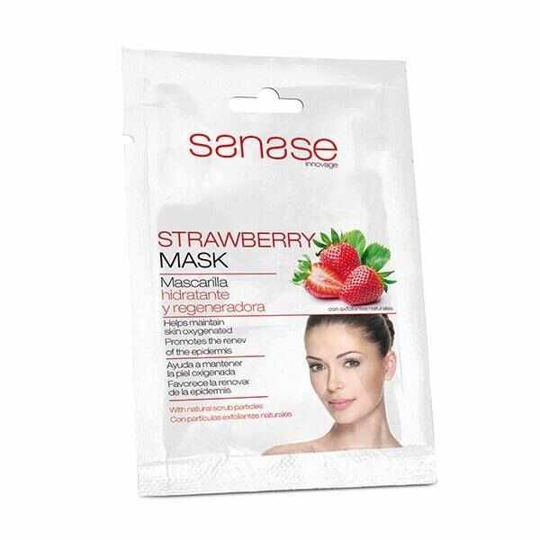 Mască hidratantă cu particule exfoliante Sanase Strawberry 10ml