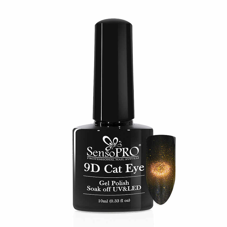 Oja Semipermanenta 9D Cat Eye #18 Pavonis - SensoPRO 10 ml