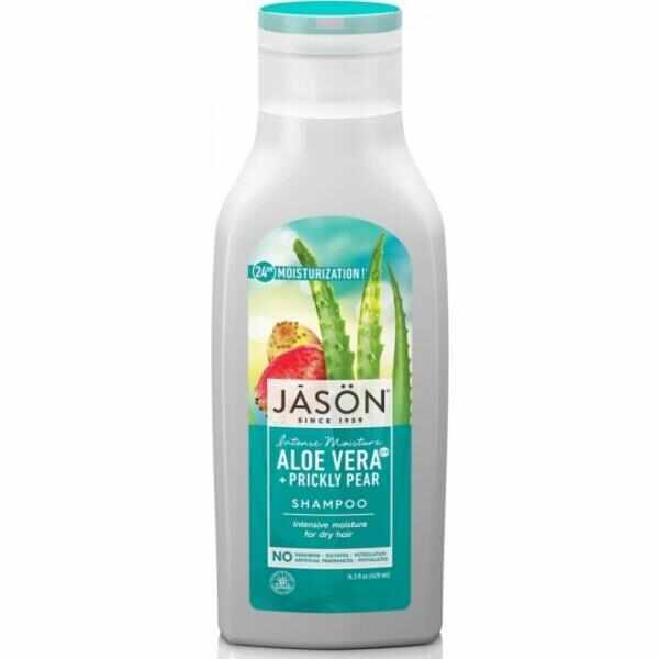 Sampon Hidratant Pentru Par Uscat cu Aloe Vera 80% Jason, 473ml