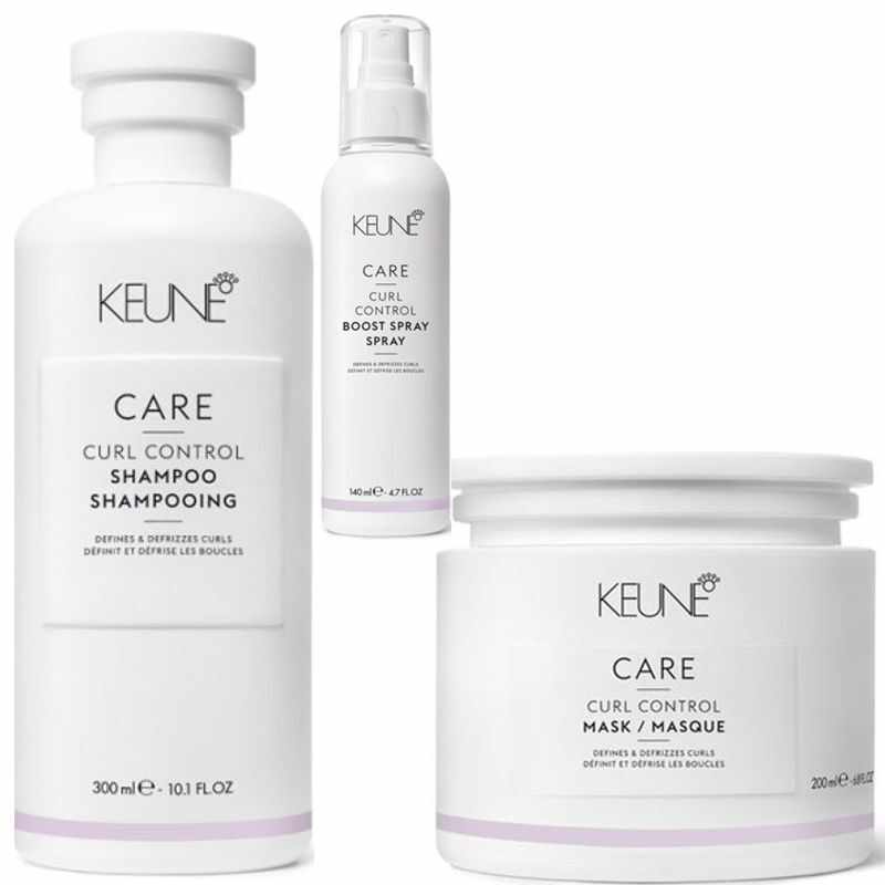 Pachet Keune Care Curl Control 1 - Sampon, Masca si Spray