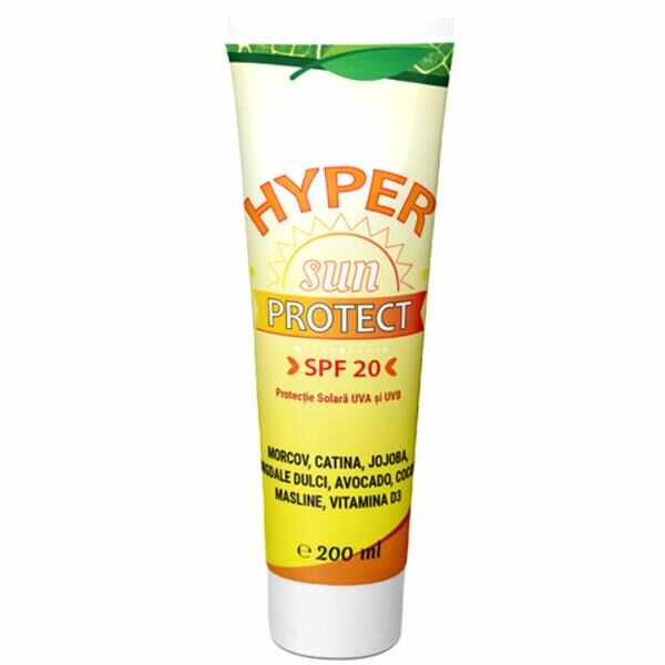 Crema de Plaja Hyper Sun Protect SPF 20 Hypericum, 200ml