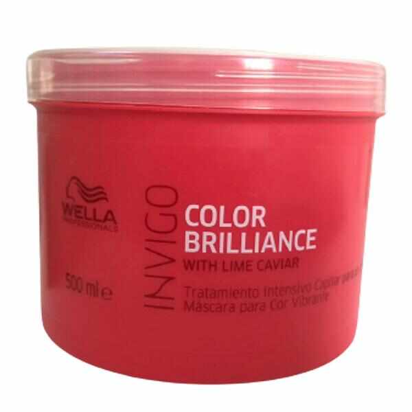 Tratament Intensiv pentru Mentinerea Culorii - Wella Professional Invigo Color Brilliance Vibrant Color, 500 ml