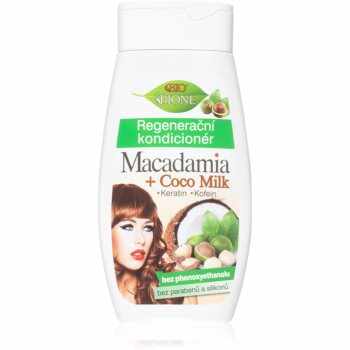 Bione Cosmetics Macadamia + Coco Milk balsam regenerator pentru păr