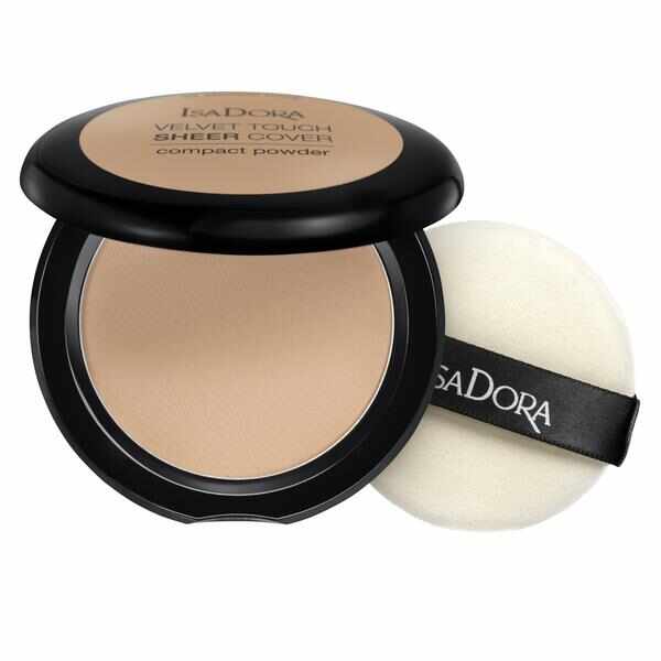 Pudra Compacta - Velvet Touch Sheer Cover Compact Powder Isadora 10 g, nuanta 45 Neutral Beige