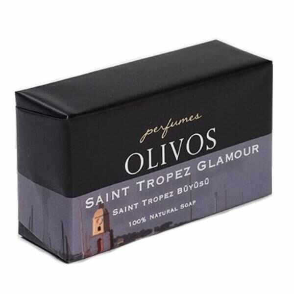 Sapun parfumat, pentru ten, corp si par, Saint Tropez Glamour, cu ulei de masline extra virgin Olivos 250g
