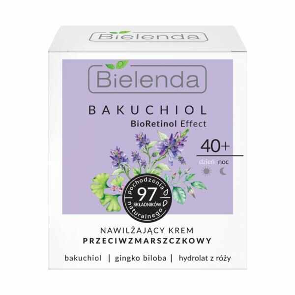Crema Antirid cu Efect de Lifting BioRetinol 40+ zi/noapte Bielenda Bakuchiol 50ml 