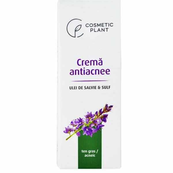 Crema cu Ulei de Salvie si Sulf pentru Tenul Acneic Cosmetic Plant, 30 ml