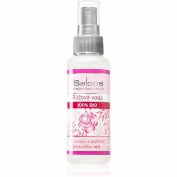 Saloos Bio Floral Water Rose 100% loțiune tonică cu apă florală pentru strălucire și revitalizare