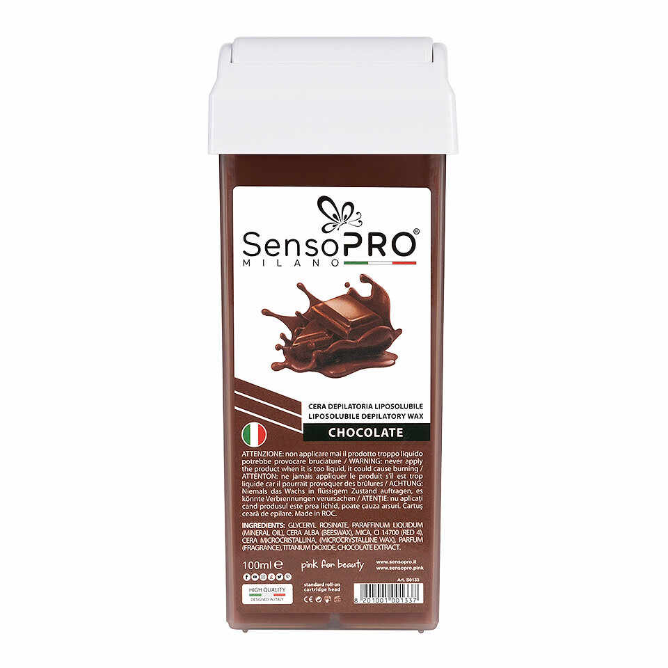Ceara Epilat Unica Folosinta SensoPRO Milano, Rezerva Ciocolata 100 ml