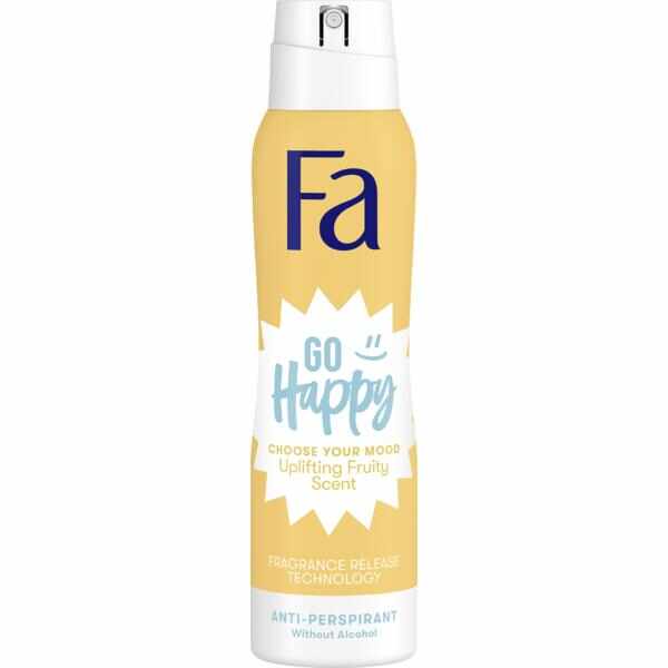Deodorant Spray Antiperspirant Go Happy Fa, 150 ml