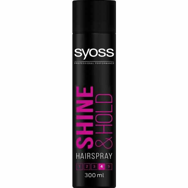 Spray Fixativ pentru Stralucire si Fixare Puternica - Syoss Professional Performance Shine & Hold Hairspray, 300 ml