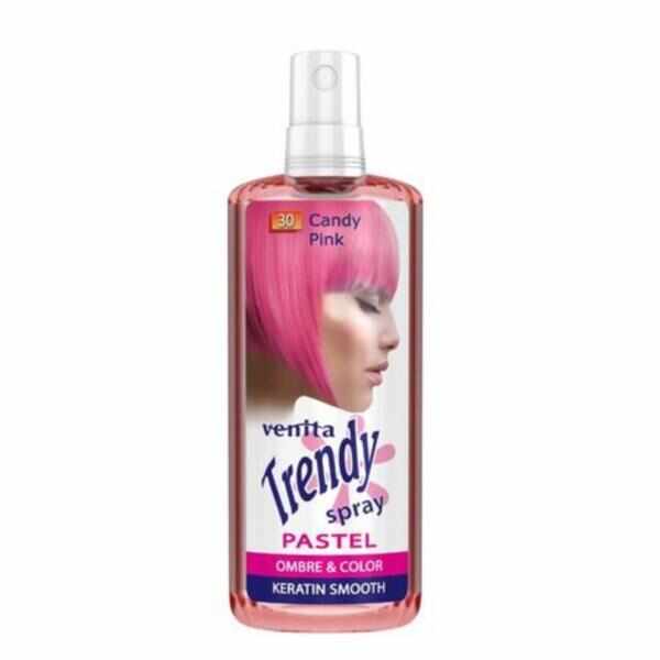 Spray colorant Venita, Trendy Pastel, Nr.30, Candy pink, 200ml