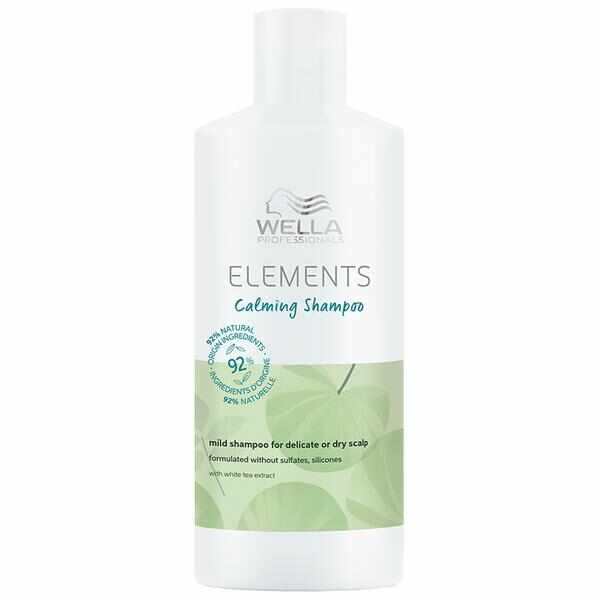 Sampon Calmant pentru Scalp Sensibil - Wella Professionals Elements Calming Shampoo, 500 ml