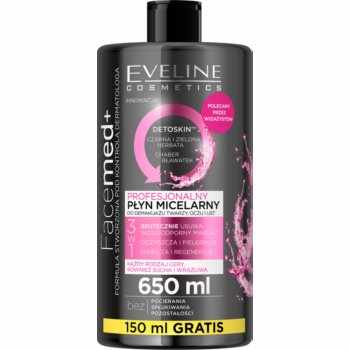 Eveline Cosmetics FaceMed+ Apa micela cu efect de curatare si indepartare a machiajului