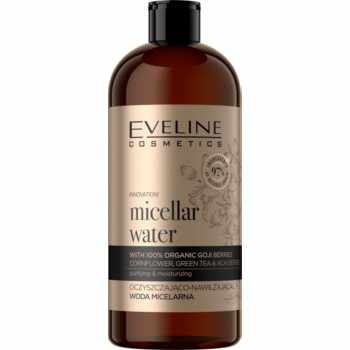 Eveline Cosmetics Organic Gold apa pentru curatare cu particule micele cu efect de hidratare