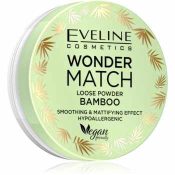 Eveline Cosmetics Wonder Match pudra pulbere transparentă cu efect matifiant