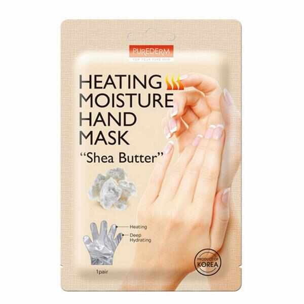 Masca Hidratanta pentru Maini - Camco Purederm Heating Moisture Hand Mask Shea Butter, 30 g