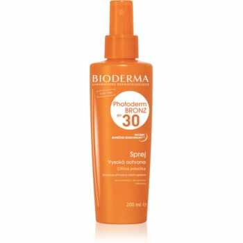 Bioderma Photoderm Bronz SPF 30 spray de protecție pentru a sprijini și de a prelungi bronzul natural SPF 30