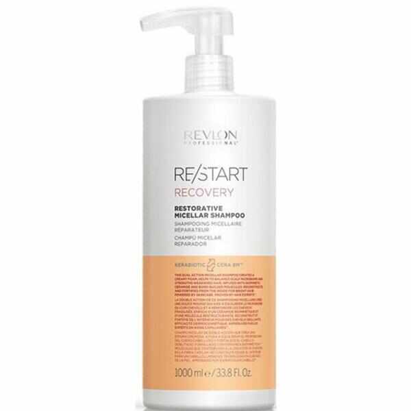Sampon Micelar Regenerant - Revlon Professional Re/Start Recovery Restorative Micellar Shampoo, 1000 ml