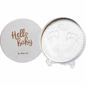 Baby Art Magic Box Round Shiny Vibes set de mulaj pentru amprentele bebelușului