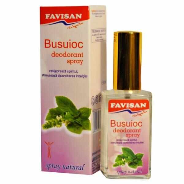 Deodorant Spray cu Busuioc Favisan, 50 ml