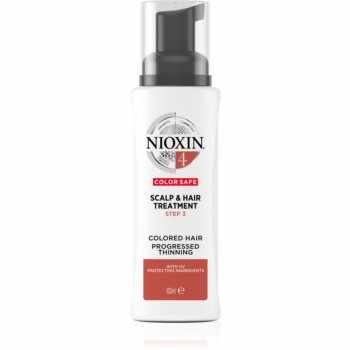 Nioxin System 4 Color Safe mască pentru părul foarte subțiat, fin și tratat chimic